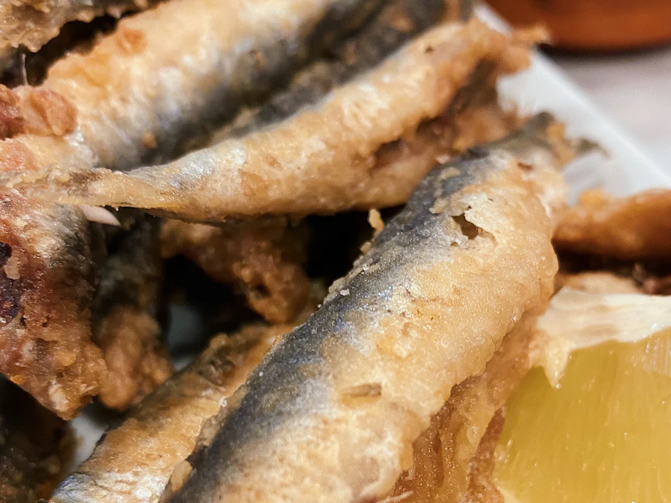 Sugestão de preparo: sardinha frita no fubá.